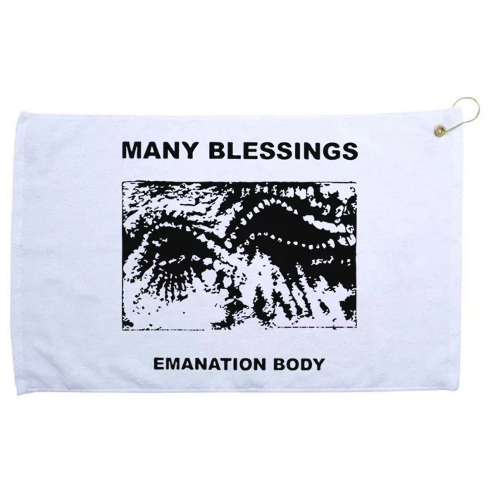 Many Blessings Emanation Body Grommeted Golf Towel