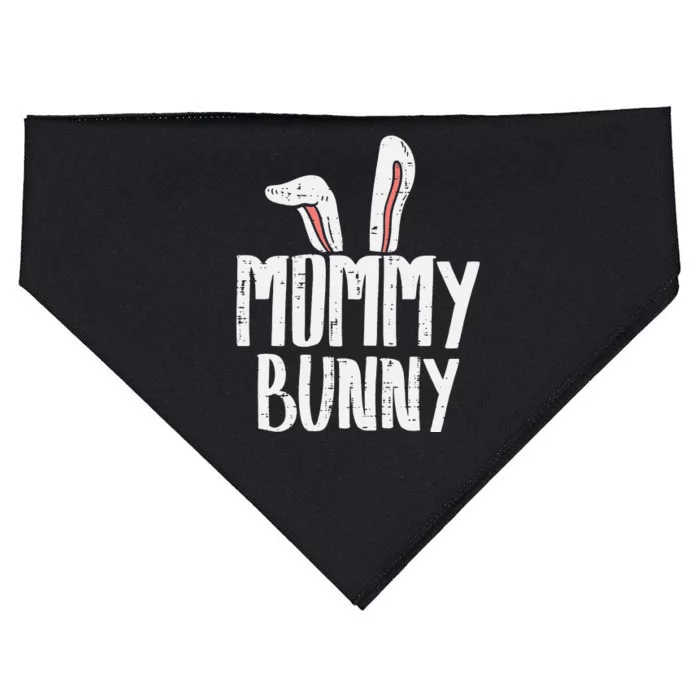 Mommy Bunny Ear Easter Family Matching Mom Mama Mother USA-Made Doggie Bandana