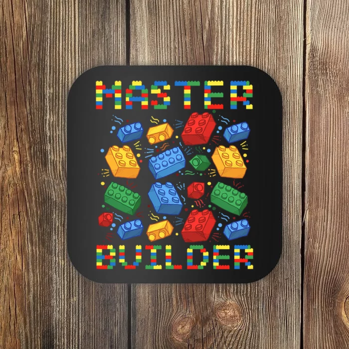 Master Builder Funny Building Blocks For Boys Coaster