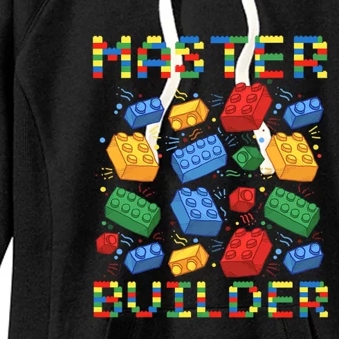 Master Builder Funny Building Blocks For Boys Women's Fleece Hoodie