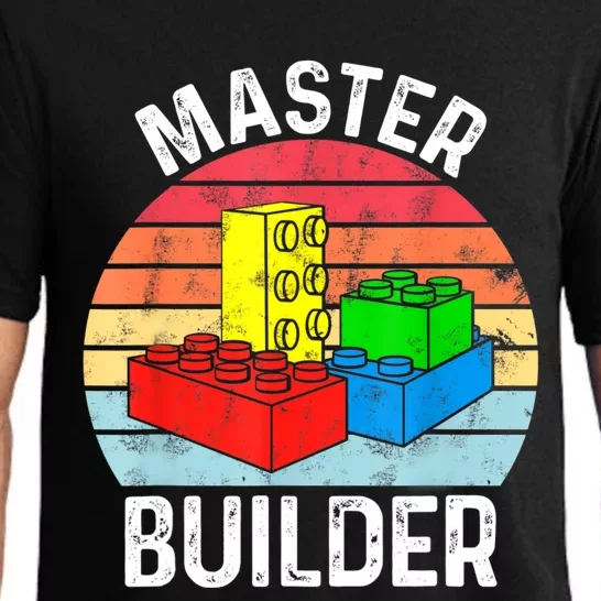 Master Builder Funny Building Blocks Toys Pajama Set