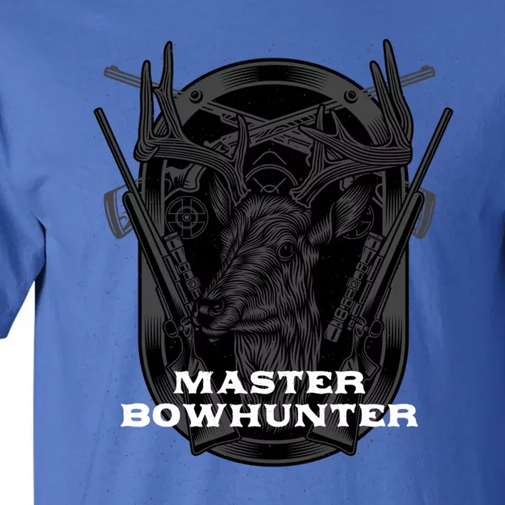 Master Bowhunter Fathers Day Hunting Parents Hunter Archery Gift Tall T-Shirt