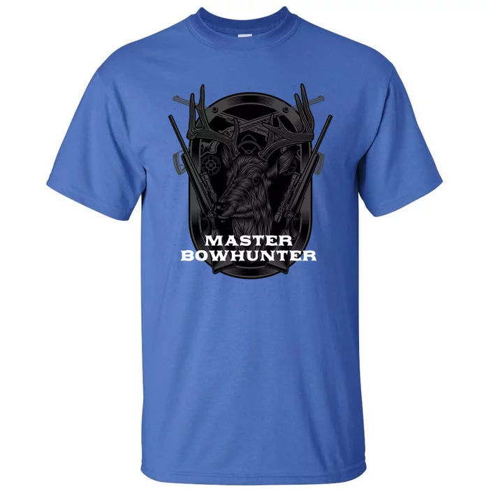 Master Bowhunter Fathers Day Hunting Parents Hunter Archery Gift Tall T-Shirt