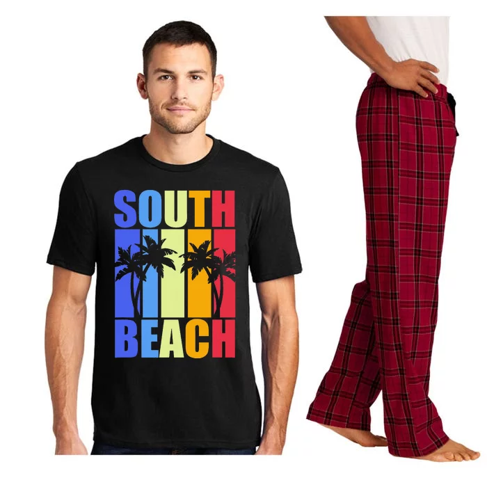 Miami Beach Florida Souvenir Colourful South Beach Pajama Set