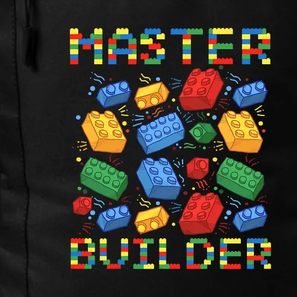 Master Builder Funny Building Blocks Gift Daily Commute Backpack