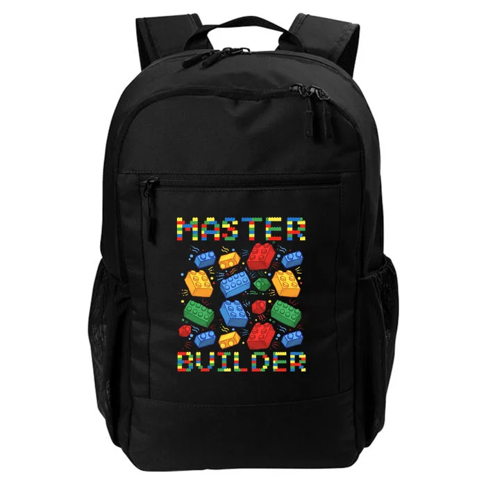 Master Builder Funny Building Blocks Gift Daily Commute Backpack