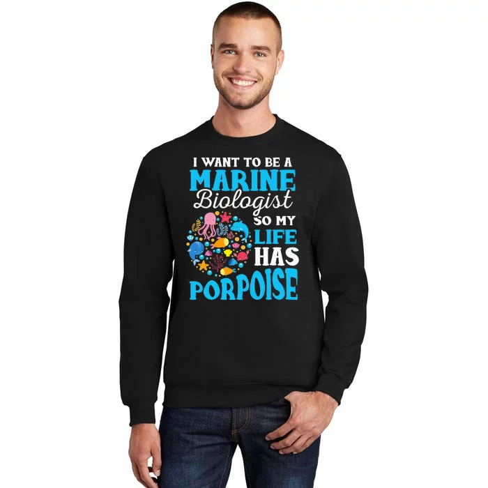 Marine Biology Future Marine Biologist Gift Saying Sweatshirt