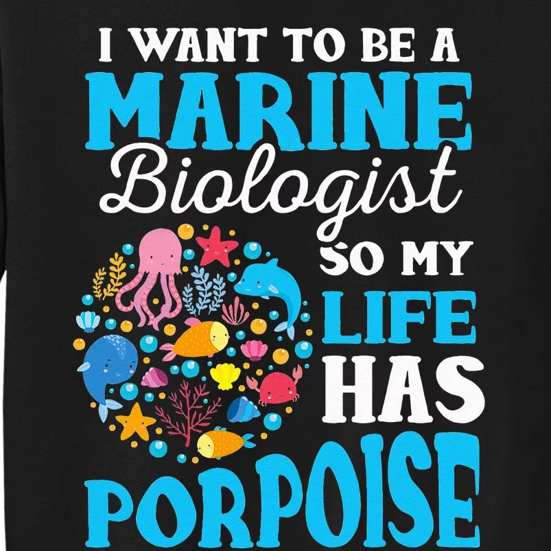 Marine Biology Future Marine Biologist Gift Saying Sweatshirt