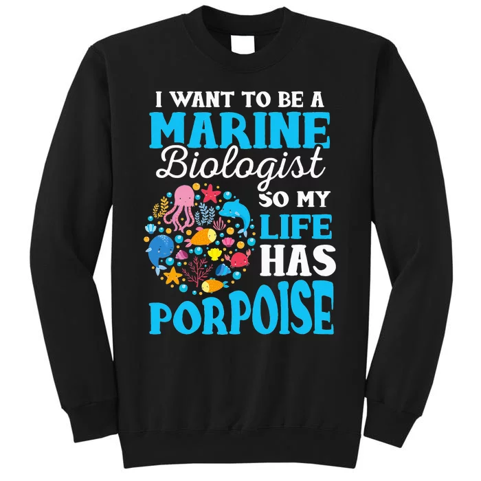 Marine Biology Future Marine Biologist Gift Saying Sweatshirt