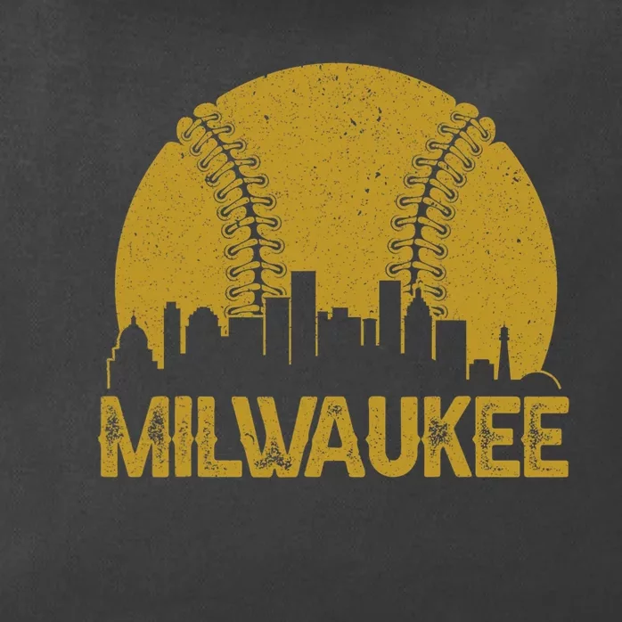 Milwaukee Baseball Fan Zip Tote Bag