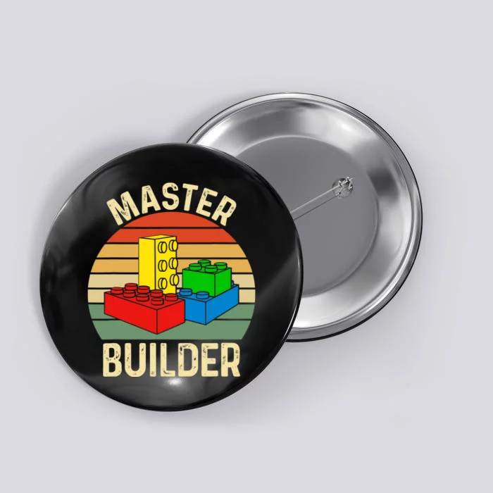 Master Builder Funny Building Blocks Toys Button