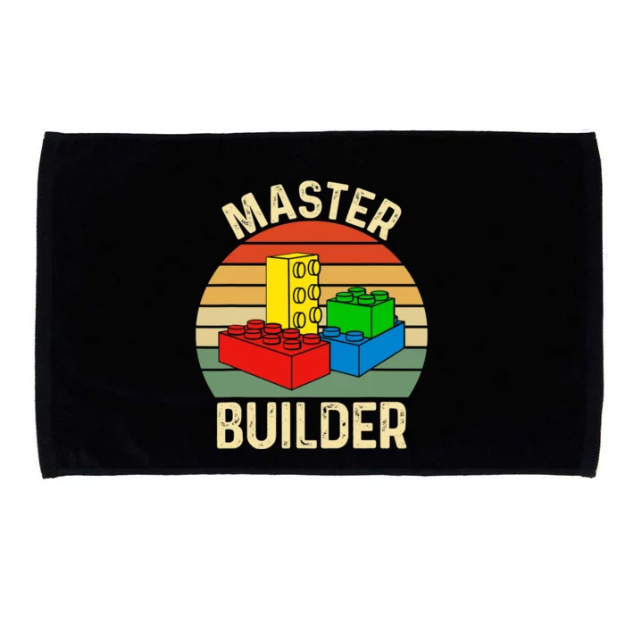 Master Builder Funny Building Blocks Toys Microfiber Hand Towel