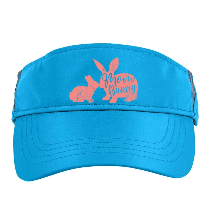 Mom Bunny Funny Matching Easter Gift Gift Adult Drive Performance Visor