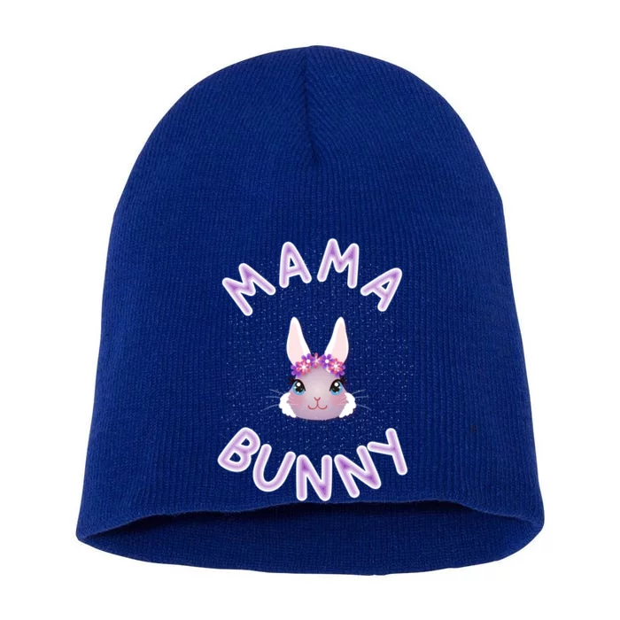 Mama Bunny Funny Easter Rabbit Bunny Lover Cool Gift Short Acrylic Beanie