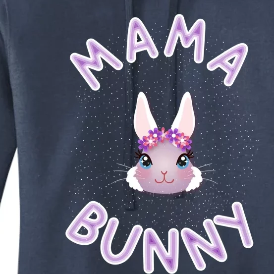 Mama Bunny Funny Easter Rabbit Bunny Lover Cool Gift Women's Pullover Hoodie