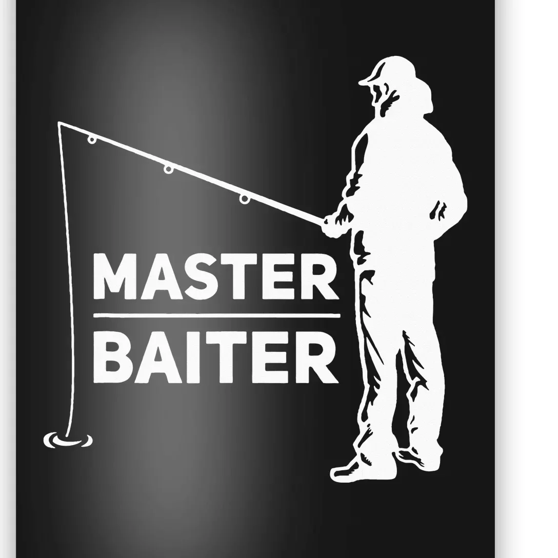 Masterbaiter Funny Fishing Fisherman Fish Master Baiter T-Shirt