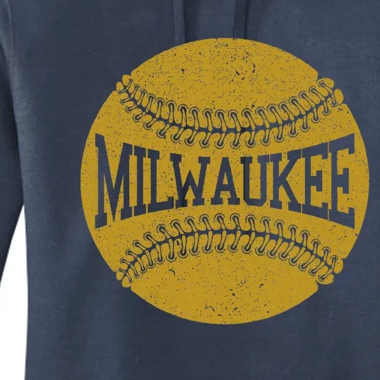 Milwaukee Baseball Fan Women's Pullover Hoodie