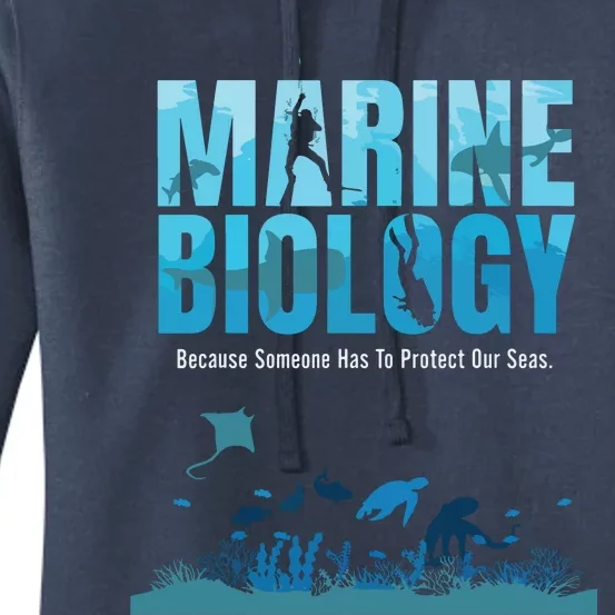 Marine Biology For Marine Biologists Ecologists Gift Women's Pullover Hoodie