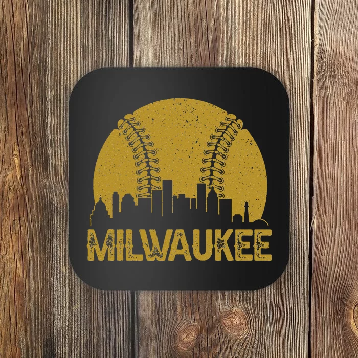 Milwaukee Baseball Fan Coaster