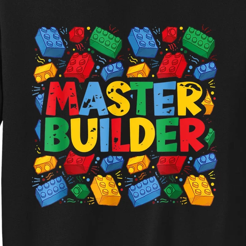 Master Builder Funny Building Block Tees For Boy Men Sweatshirt