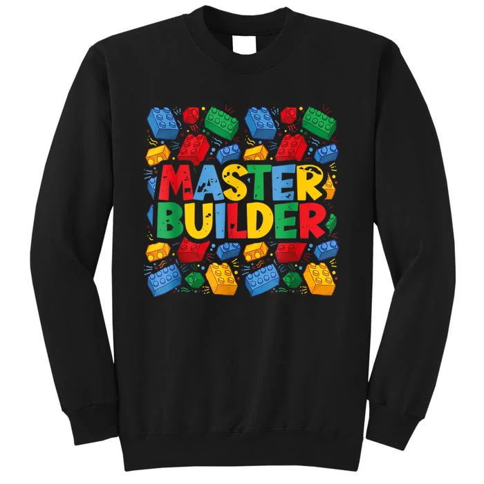 Master Builder Funny Building Block Tees For Boy Men Sweatshirt