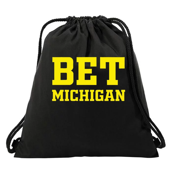 Michigan BET For Wo Michigan BET Drawstring Bag