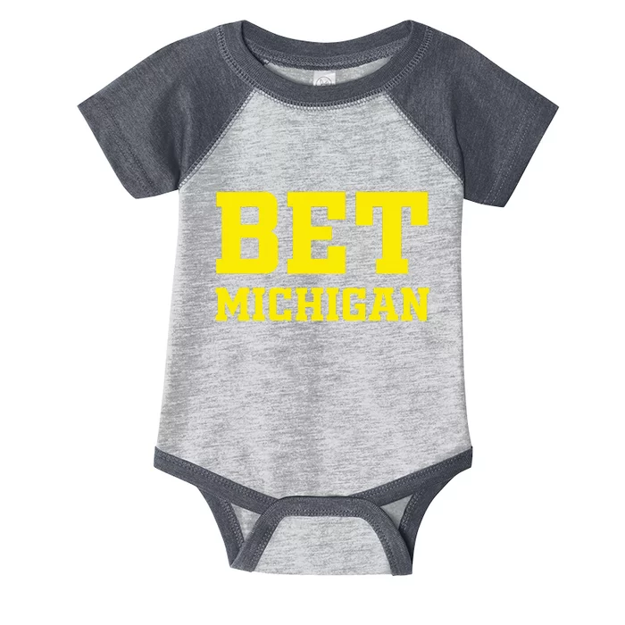 Michigan BET For Wo Michigan BET Infant Baby Jersey Bodysuit