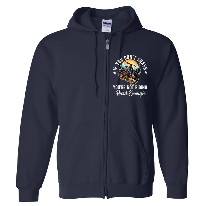 Mountain Bike Fors Boy Wo Funny Mtb Biking Lover Full Zip Hoodie