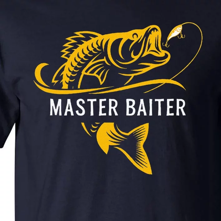 Master Baiter Funny Fishing Tall T-Shirt