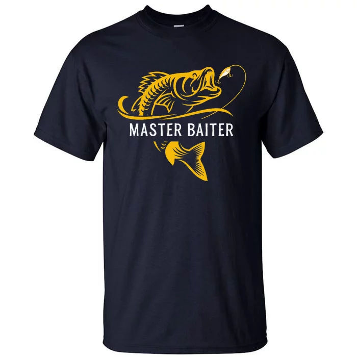 Master Baiter Funny Fishing Tall T-Shirt