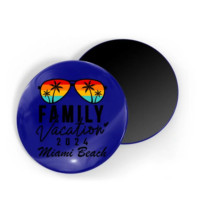 Miami Beach Florida Family Vacation 2024 Meaningful Gift Magnet