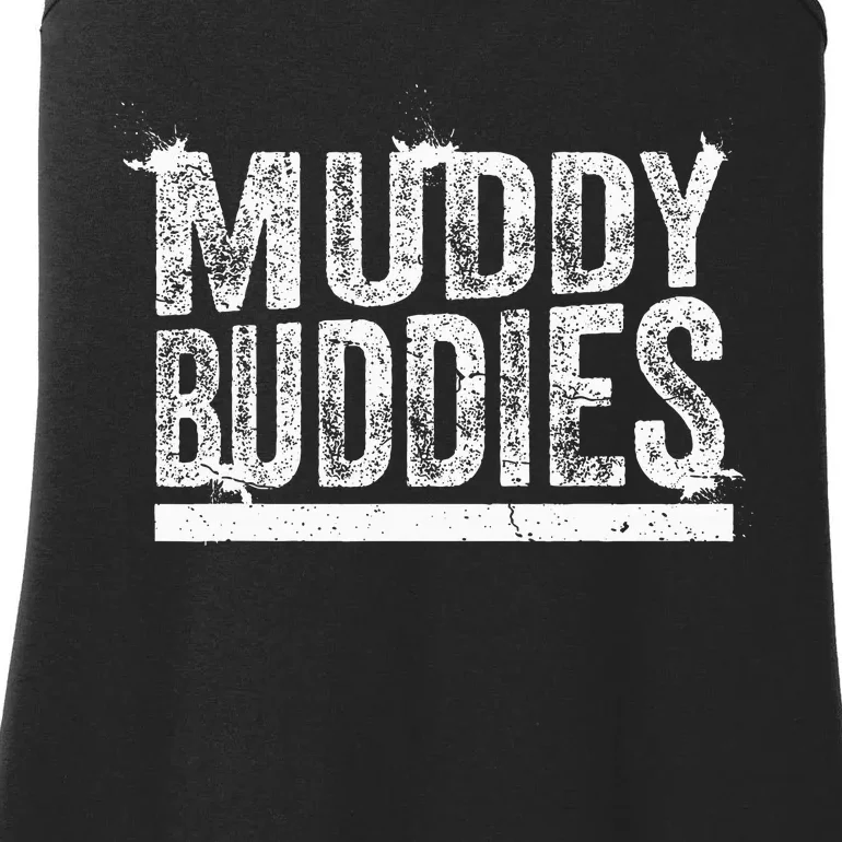 Muddy Buddies Funny Mud Runner Mudder Mud Team Ladies Essential Tank