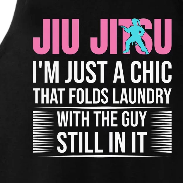 MMA BJJ Funny Mixed Martial Arts Brazilian Jiu-jitsu Ladies Tri-Blend Wicking Tank