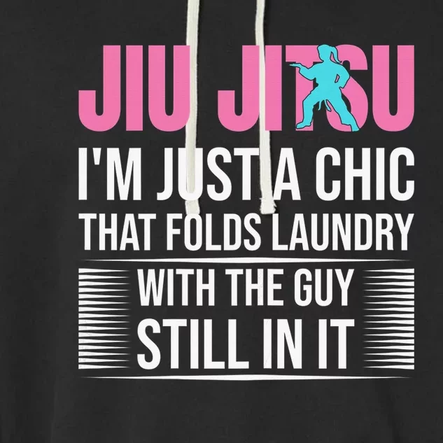 MMA BJJ Funny Mixed Martial Arts Brazilian Jiu-jitsu Garment-Dyed Fleece Hoodie