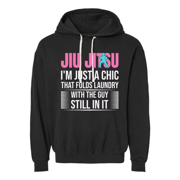 MMA BJJ Funny Mixed Martial Arts Brazilian Jiu-jitsu Garment-Dyed Fleece Hoodie