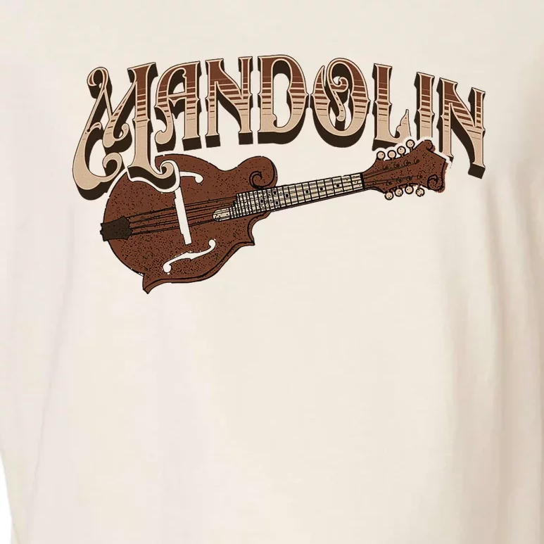 Mandolin Bluegrass Folk Music Mandolin Player Musicians Garment-Dyed Women's Muscle Tee