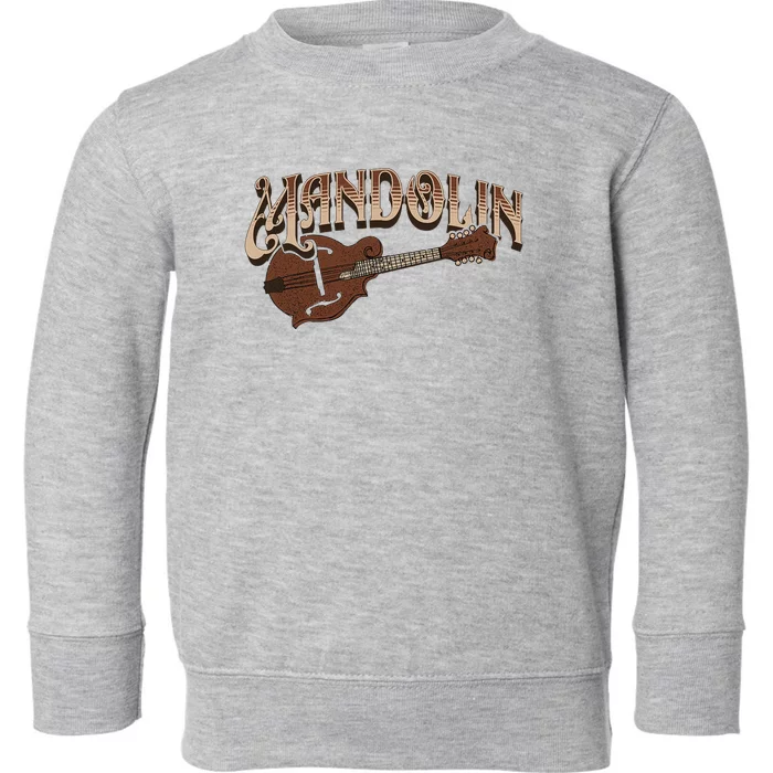 Mandolin Bluegrass Folk Music Mandolin Player Musicians Toddler Sweatshirt