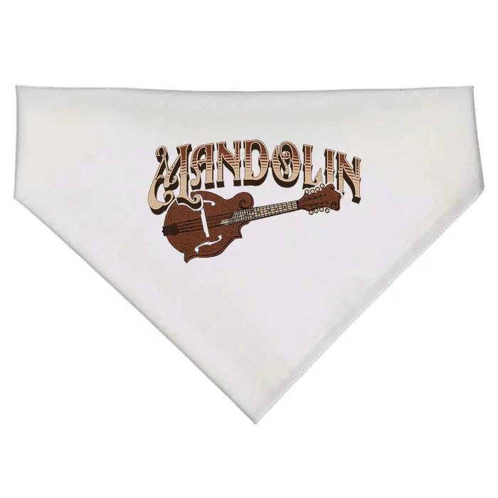 Mandolin Bluegrass Folk Music Mandolin Player Musicians USA-Made Doggie Bandana