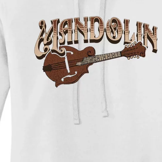 Mandolin Bluegrass Folk Music Mandolin Player Musicians Women's Pullover Hoodie