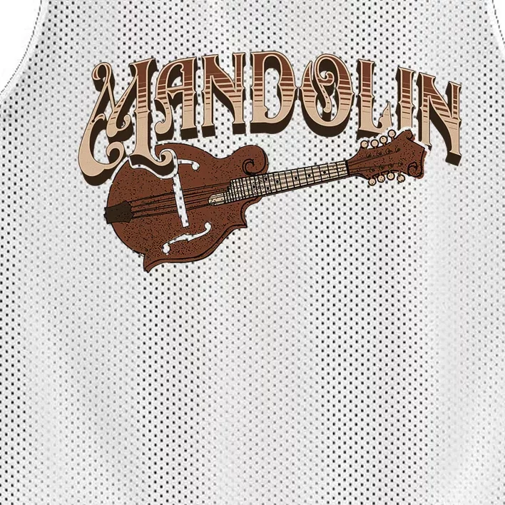 Mandolin Bluegrass Folk Music Mandolin Player Musicians Mesh Reversible Basketball Jersey Tank