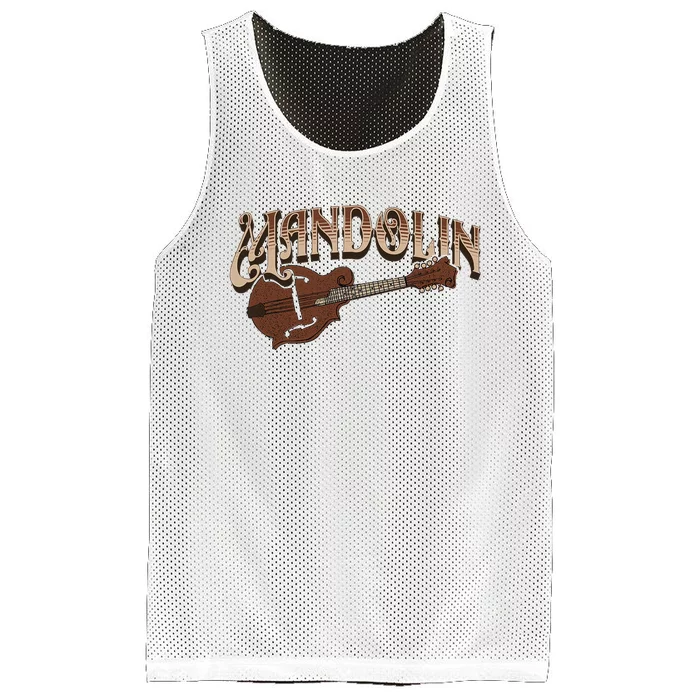 Mandolin Bluegrass Folk Music Mandolin Player Musicians Mesh Reversible Basketball Jersey Tank