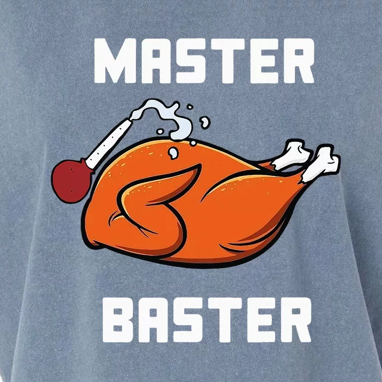 Master Baster Funny Turkey Baster Thanksgiving Garment-Dyed Women's Muscle Tee