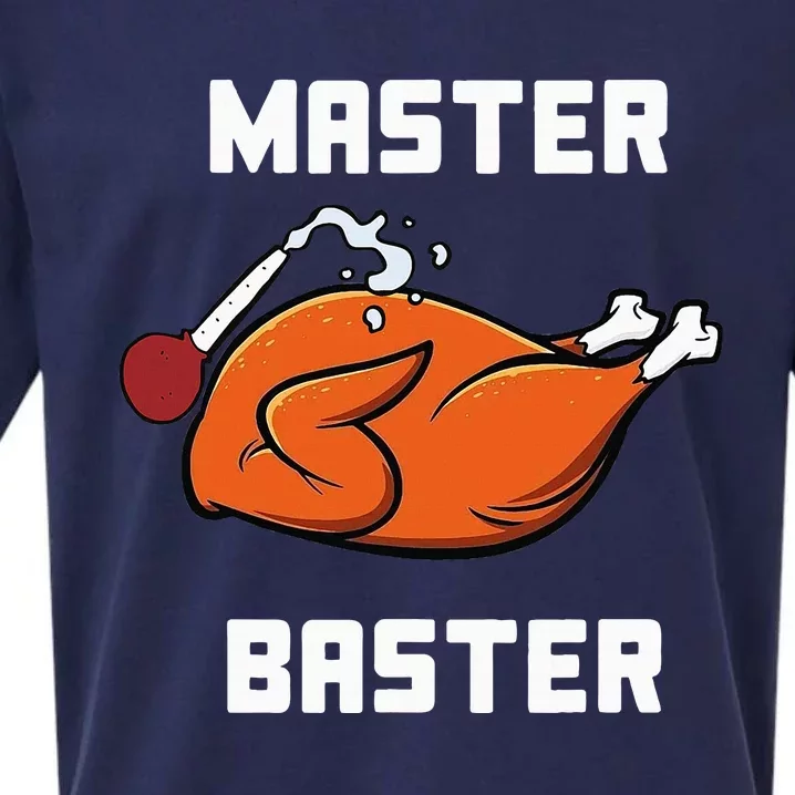 Master Baster Funny Turkey Baster Thanksgiving Sueded Cloud Jersey T-Shirt