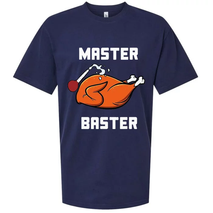 Master Baster Funny Turkey Baster Thanksgiving Sueded Cloud Jersey T-Shirt