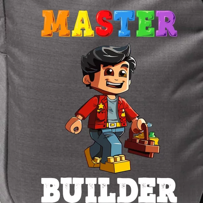 Master Builder Funny Block Brick Building Toys Boy Impact Tech Backpack