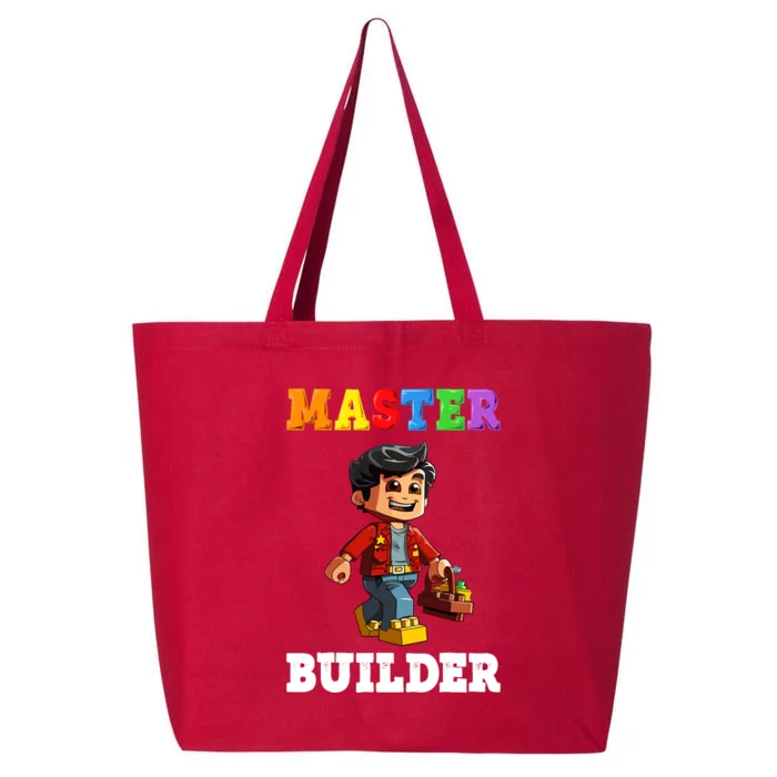 Master Builder Funny Block Brick Building Toys Boy 25L Jumbo Tote