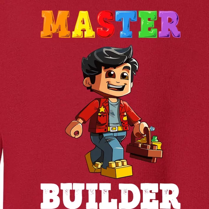 Master Builder Funny Block Brick Building Toys Boy Toddler Sweatshirt