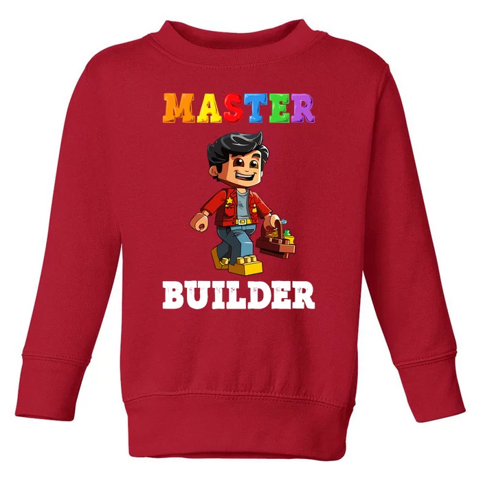 Master Builder Funny Block Brick Building Toys Boy Toddler Sweatshirt