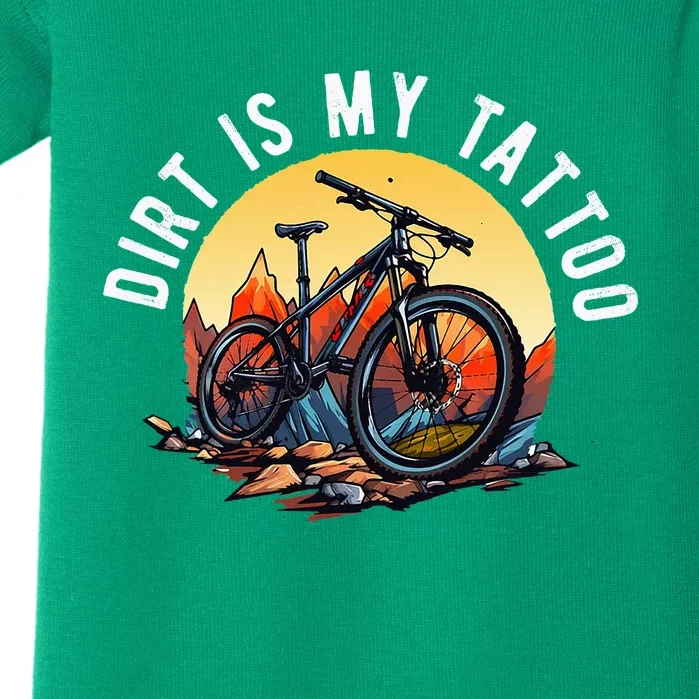 Mountain Bike Funny Mtb Biking Lover Baby Bodysuit