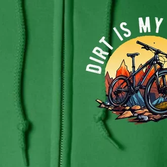 Mountain Bike Funny Mtb Biking Lover Full Zip Hoodie